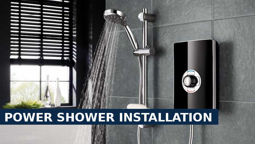 Power shower installation Maida Vale